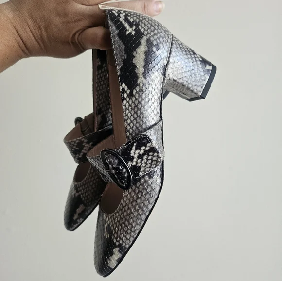 SJP tartt Snake Print Mary Janes - Picture 3 of 6